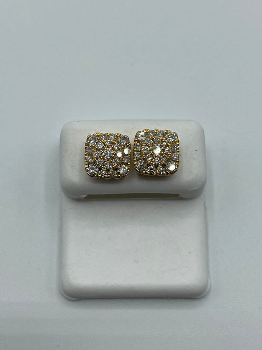 14k yellow gold 1.25 carat Diamond 8.8mm