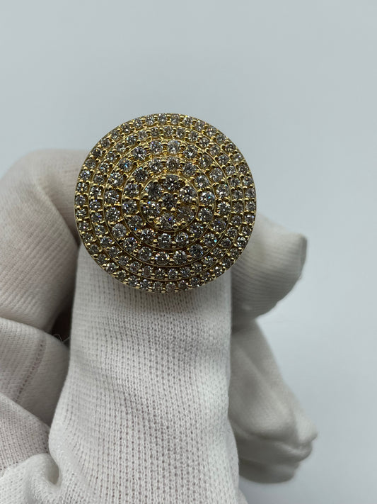 14k yellow gold 3.2 carats diamond 15 grams