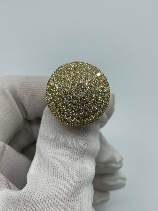 14k yellow gold 7 carats diamond 13.5 grams