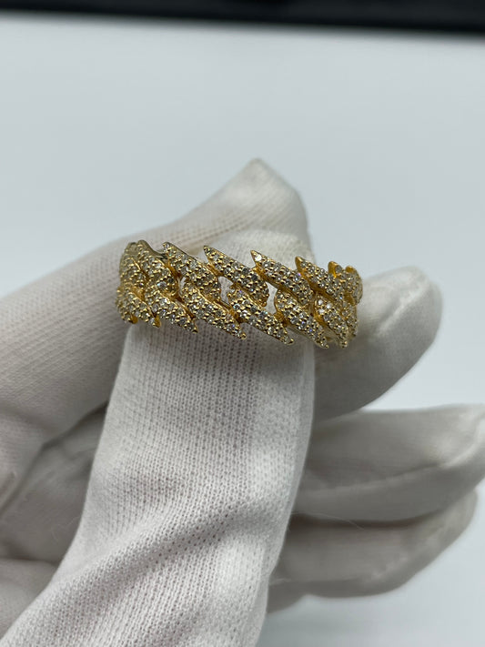 14k yellow gold 4 carats diamond 15 grams