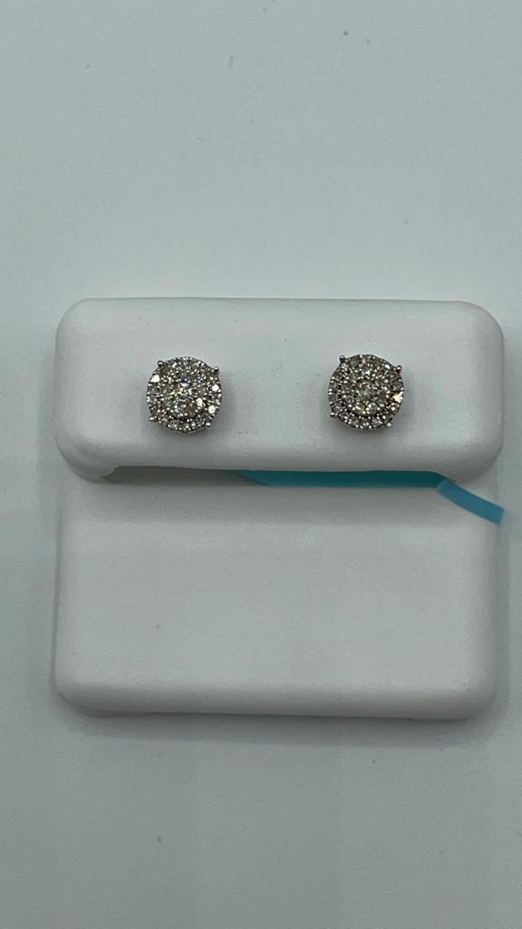 14k white gold, .35 carat diamond, 6.2mm