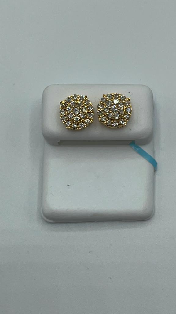 14k yellow gold .75 carat Diamond 8.8mm